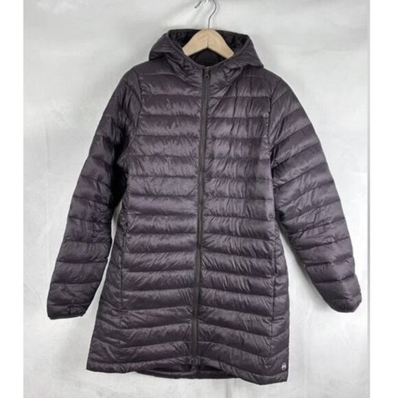 NWT WIND RIVER Mid-length Puffer Parka Light-weight Hooded Jacket Gray - Picture 10 of 16